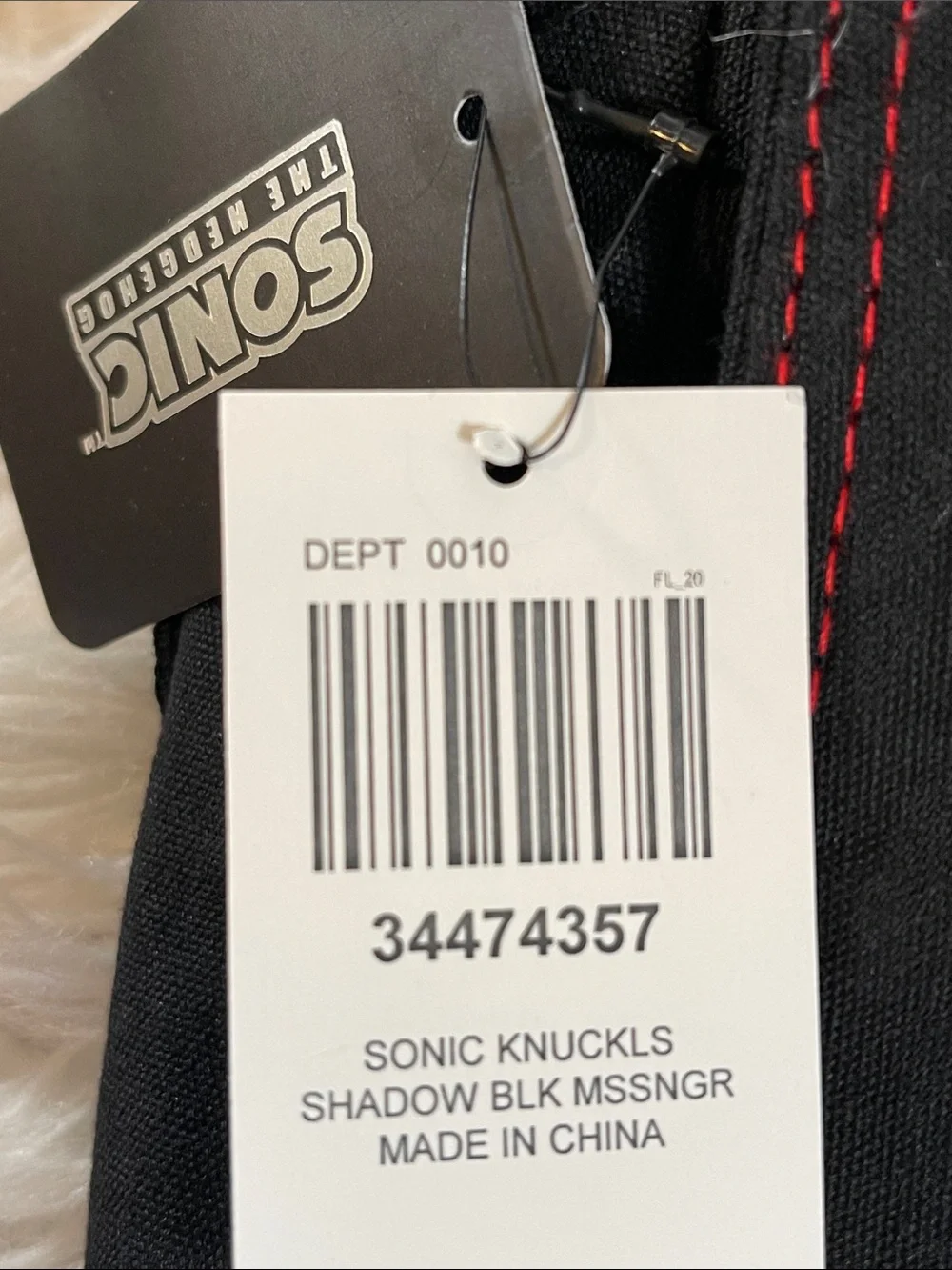 Sonic The Hedgehog Trio Messenger Bag Unisex NEW